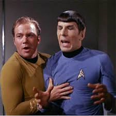 Kirk and Spock