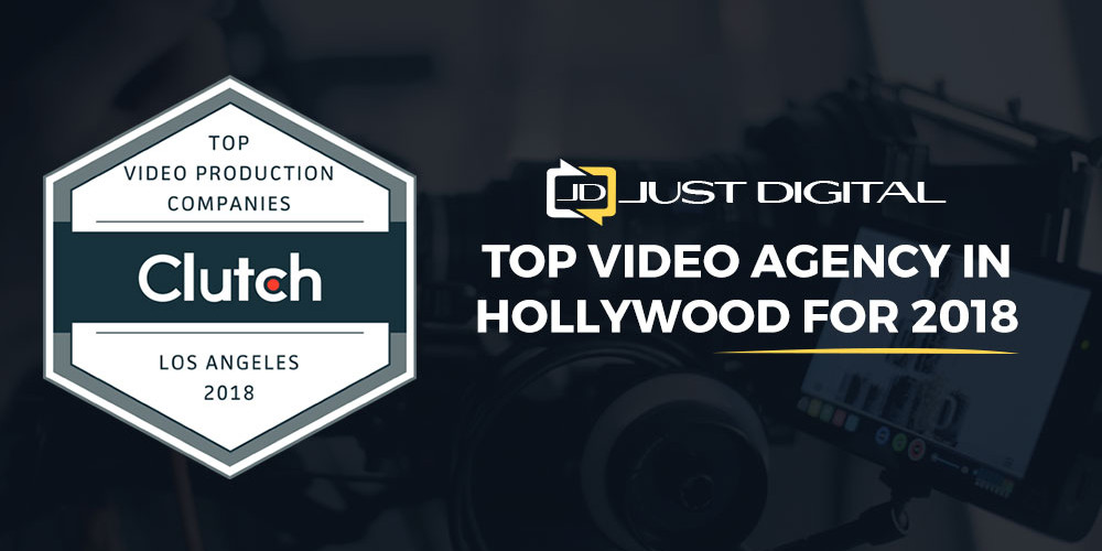 Just Digital is named a top video production agency in 2018 by Clutch report