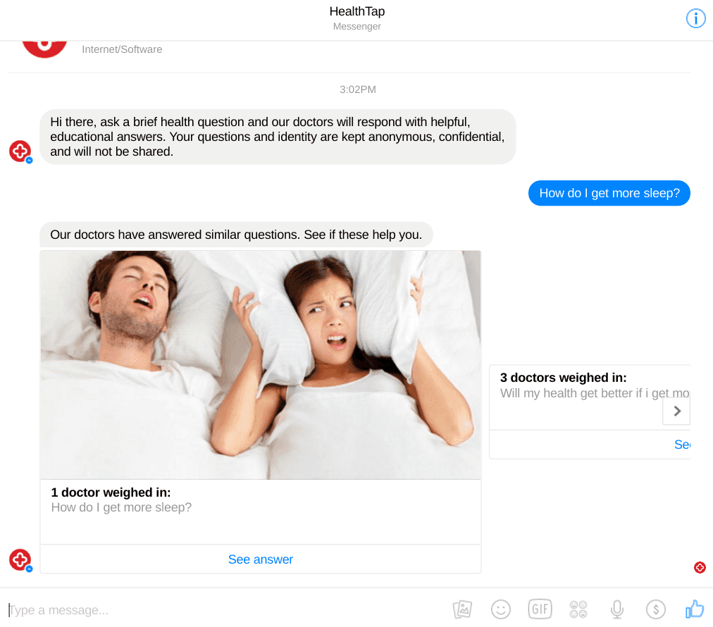 HealthTap Chatbot