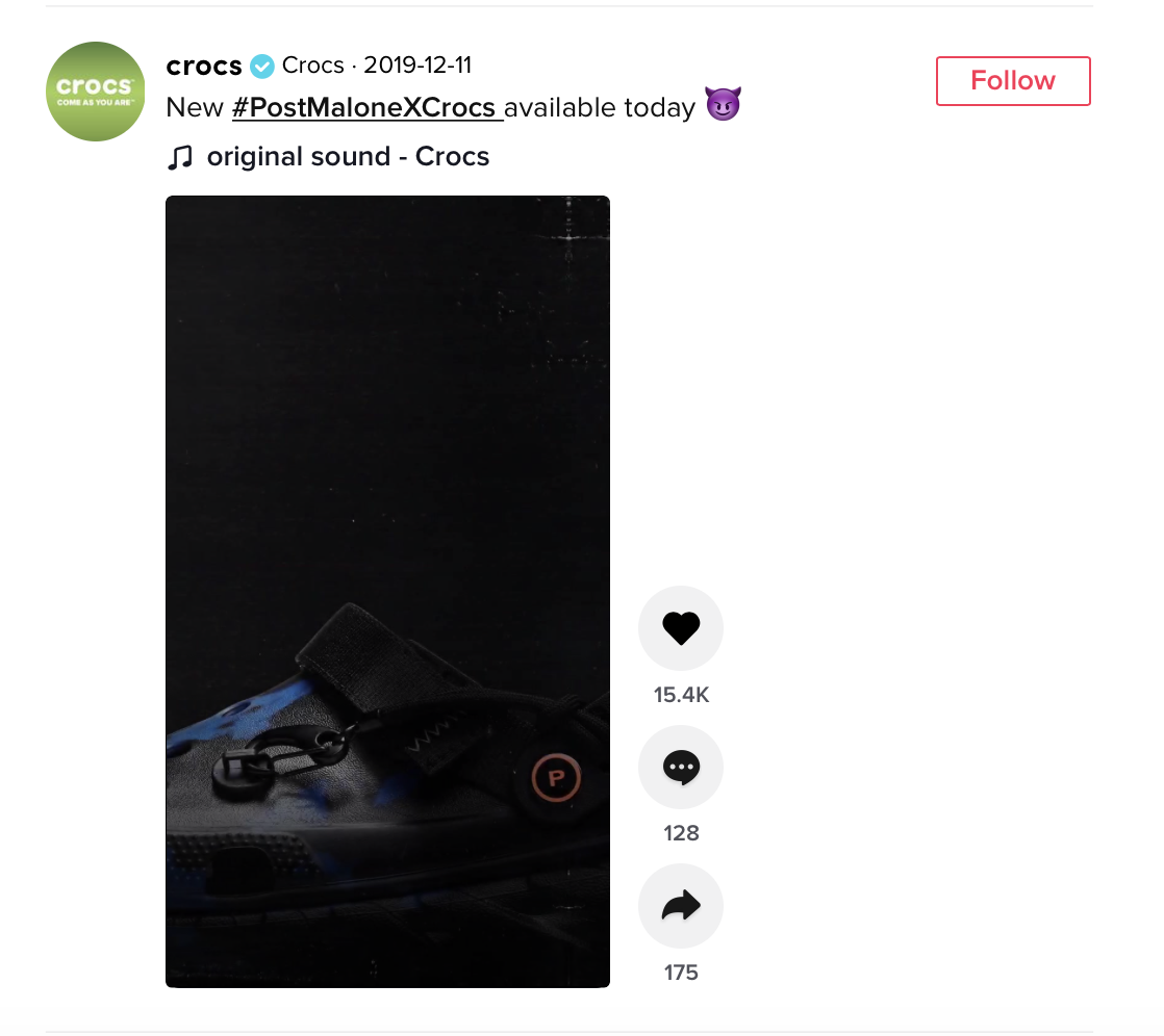 Crocs TikTok Marketing