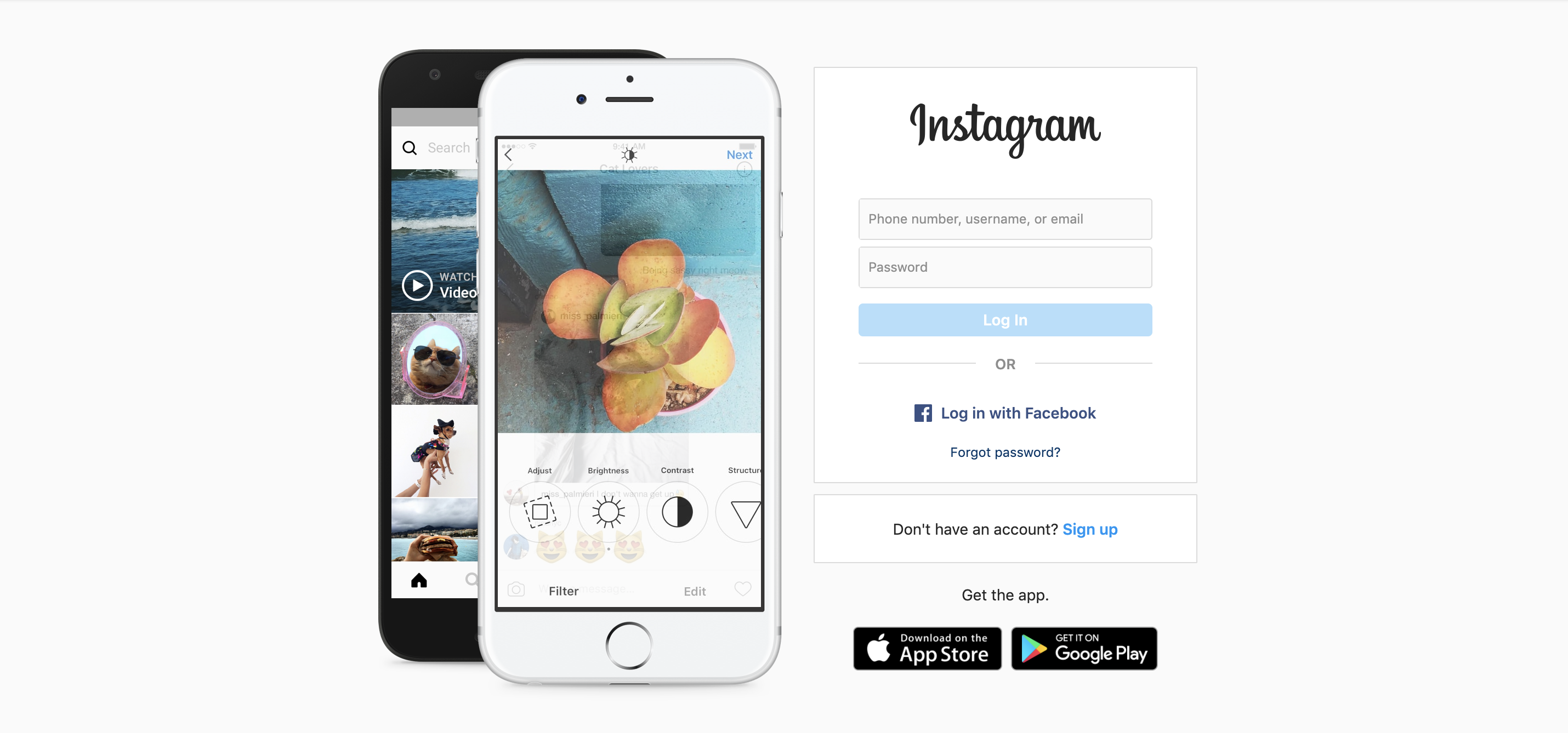 Instagram Sign up Page