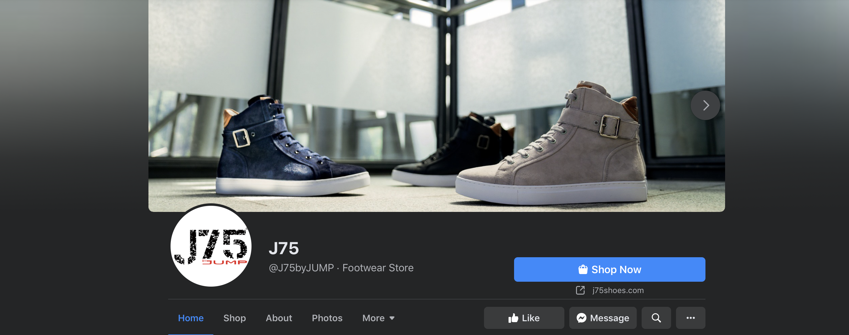 J75 Facebook Page CTA