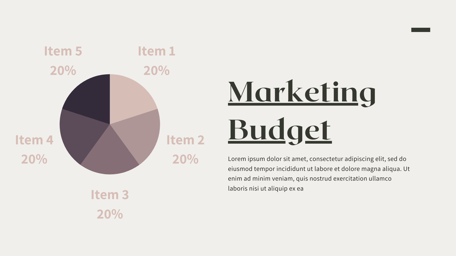 Marketing Budget Template