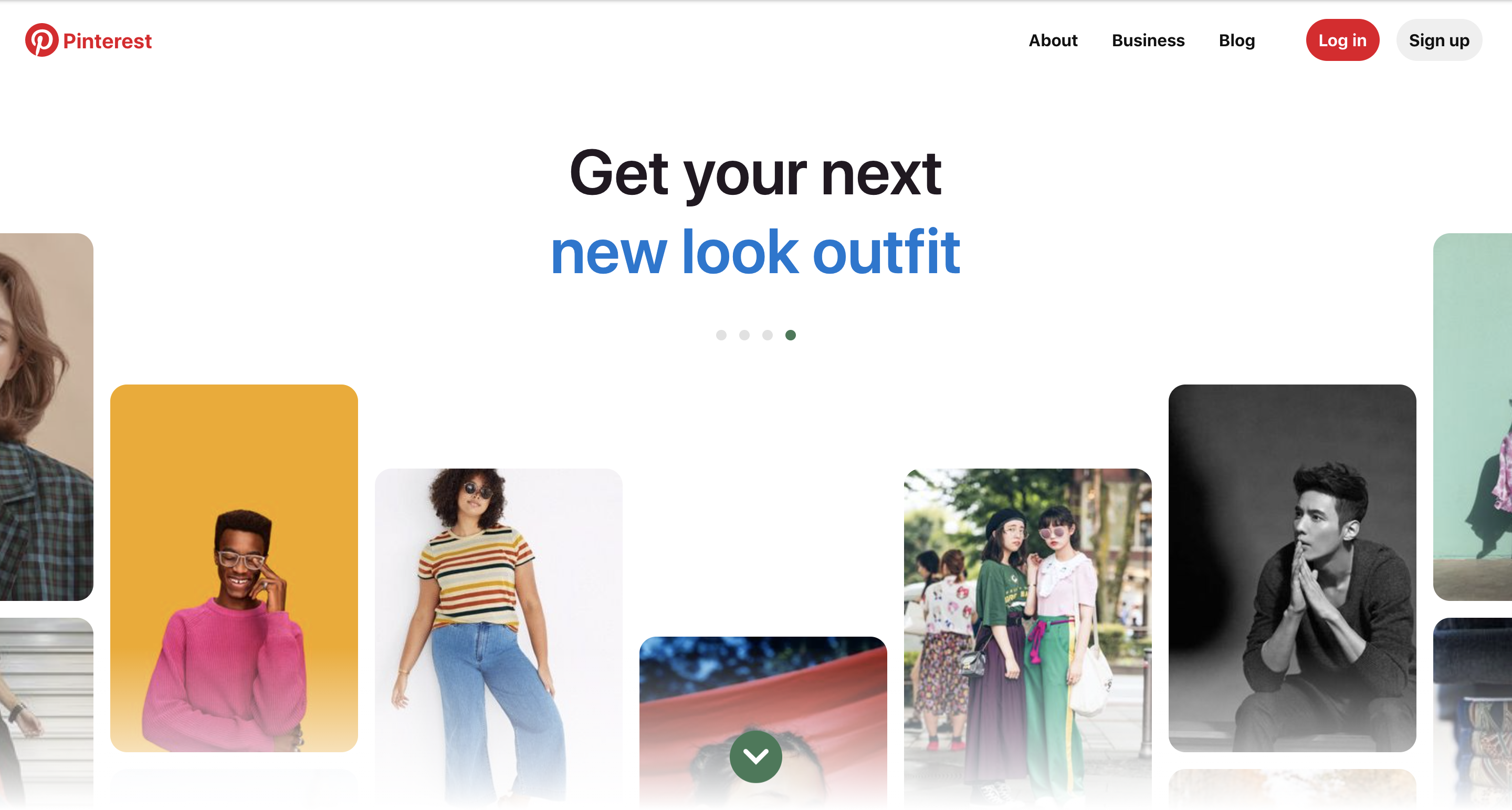 Pinterest Homepage