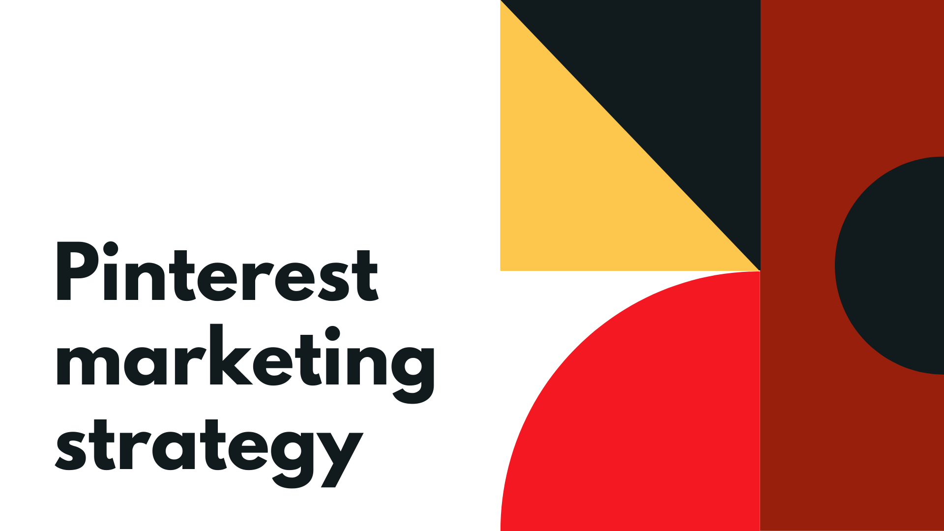 Pinterest marketing strategy