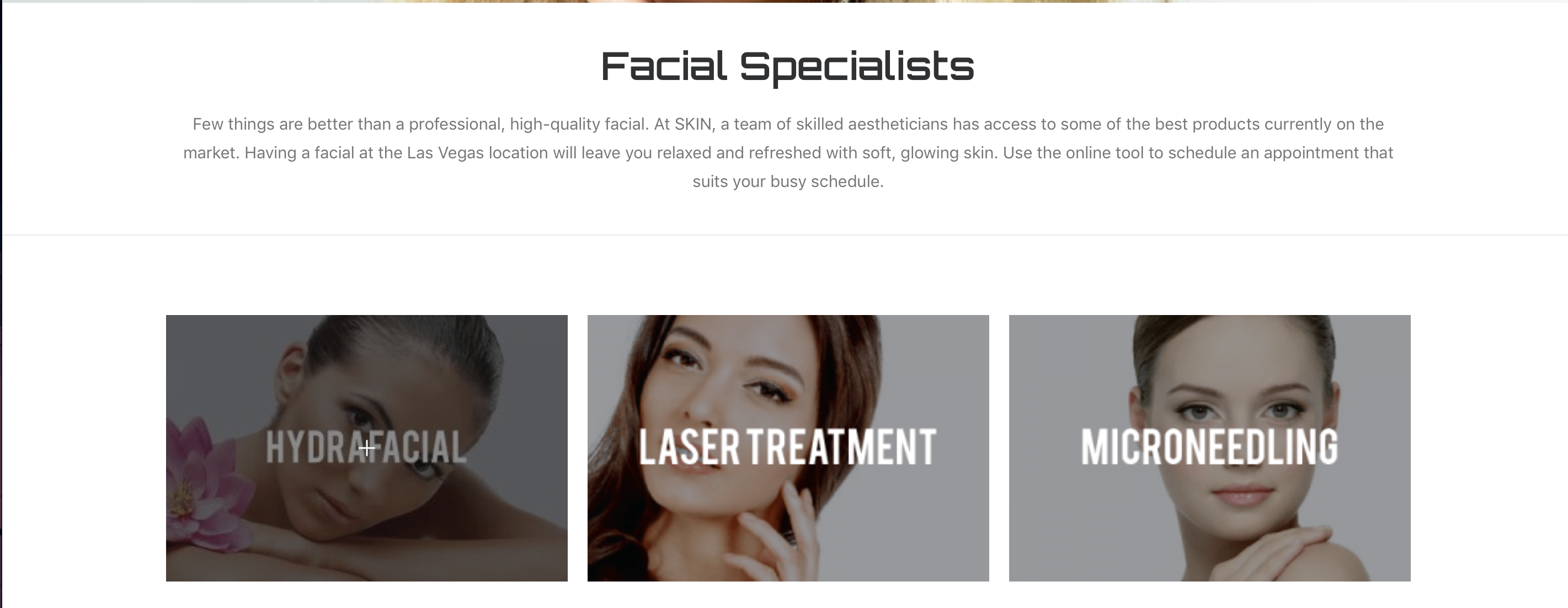 SKIN. facials