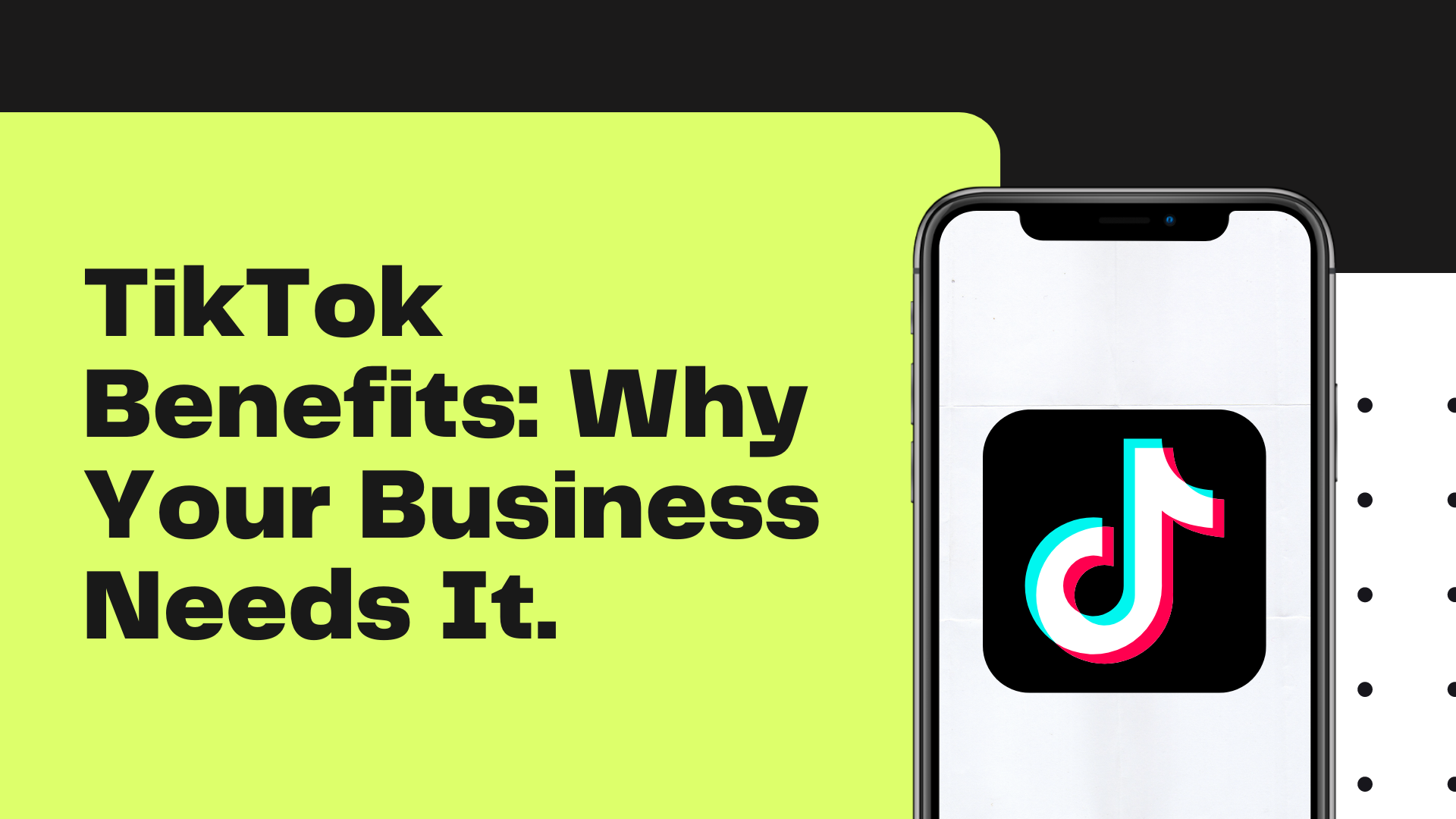 TikTok Marketing Benefits