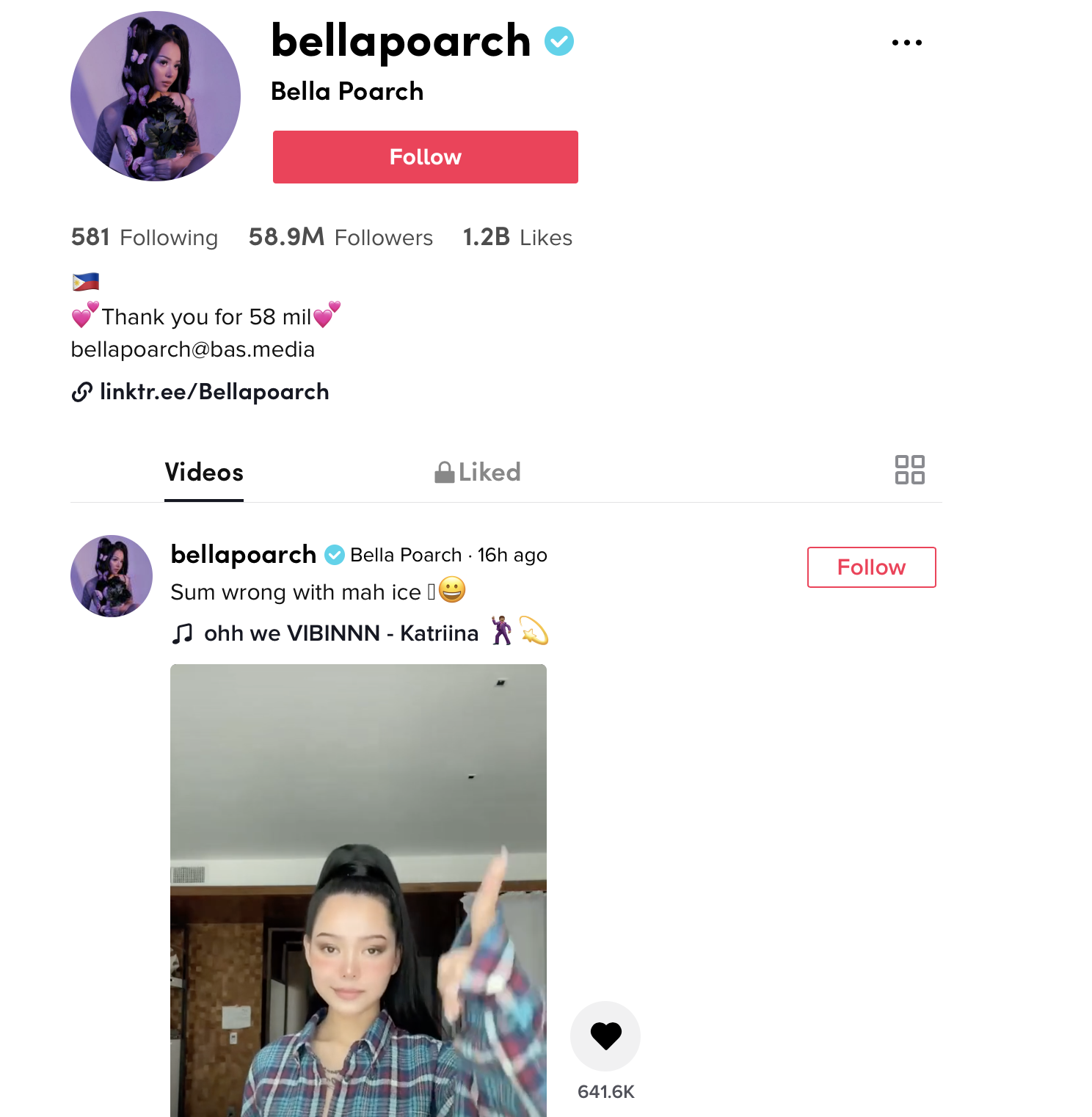 TikTok Marketing Influecer Bella Poarch