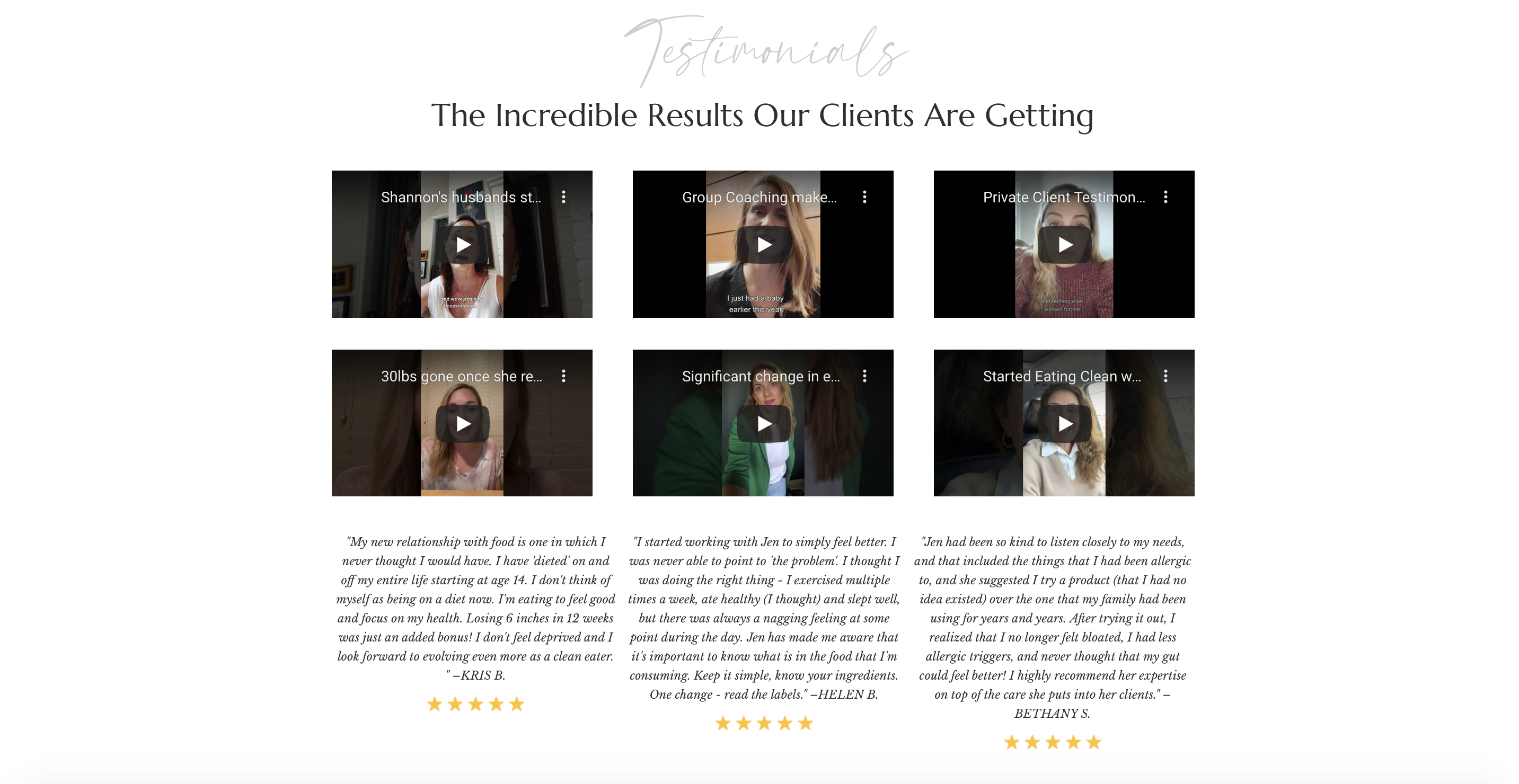 Wake up and read the labels testimonials