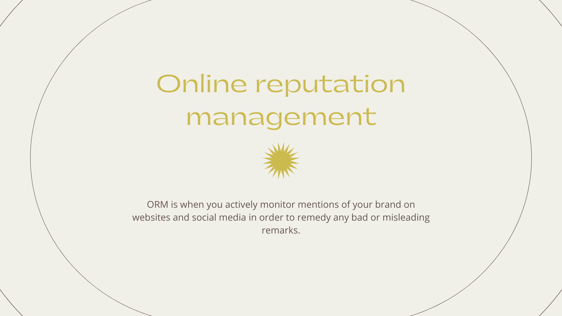 online reputation management