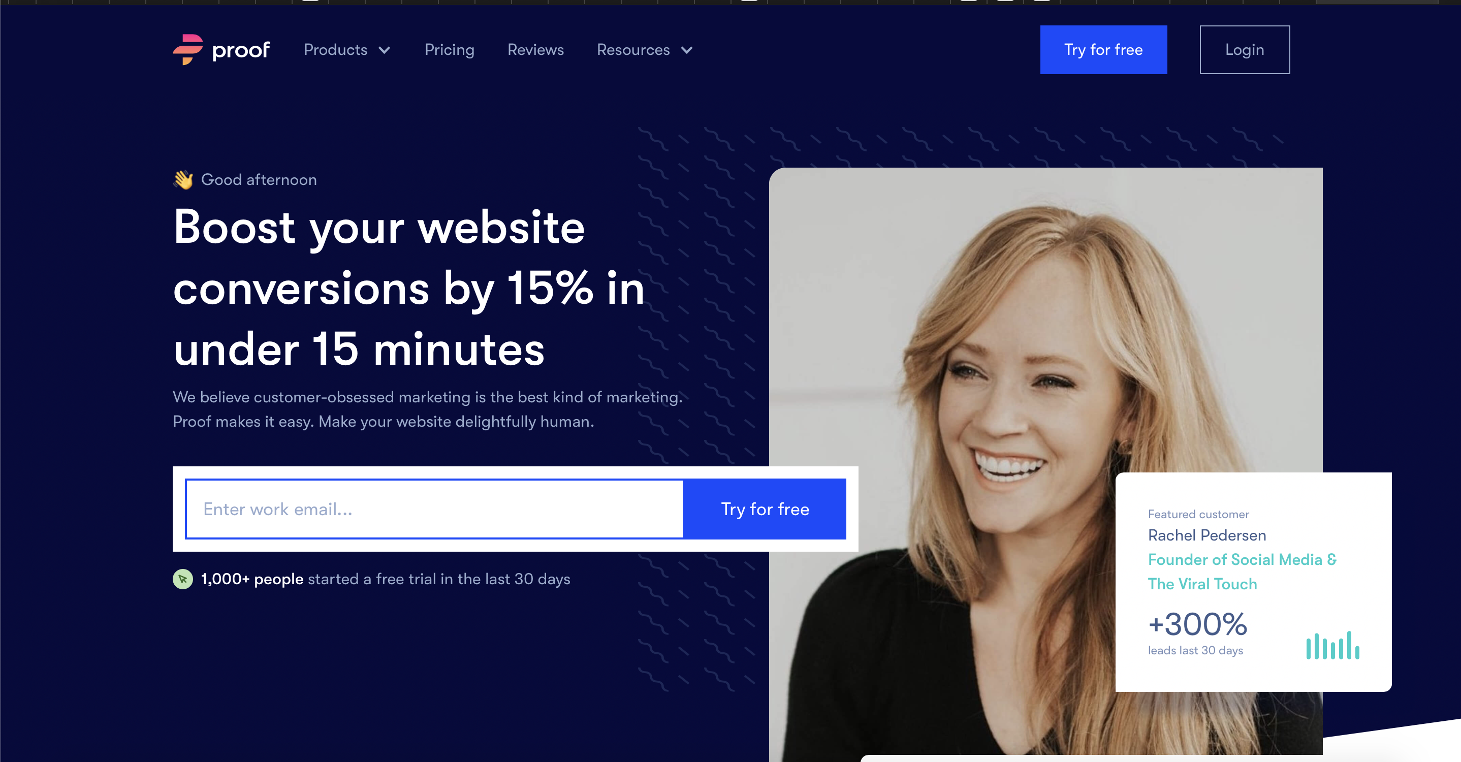 proof homepage