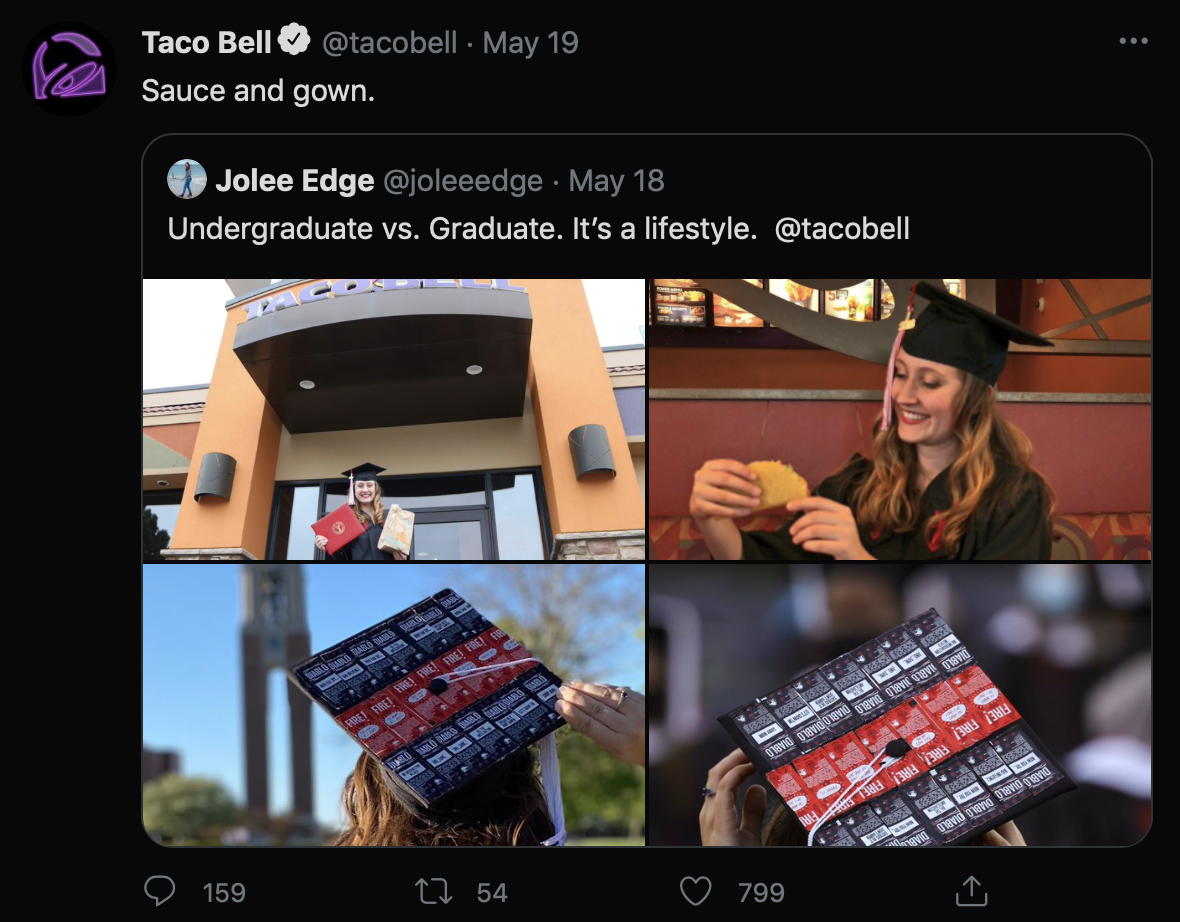 taco bell instagram