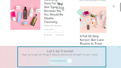 Althea retargeting ads