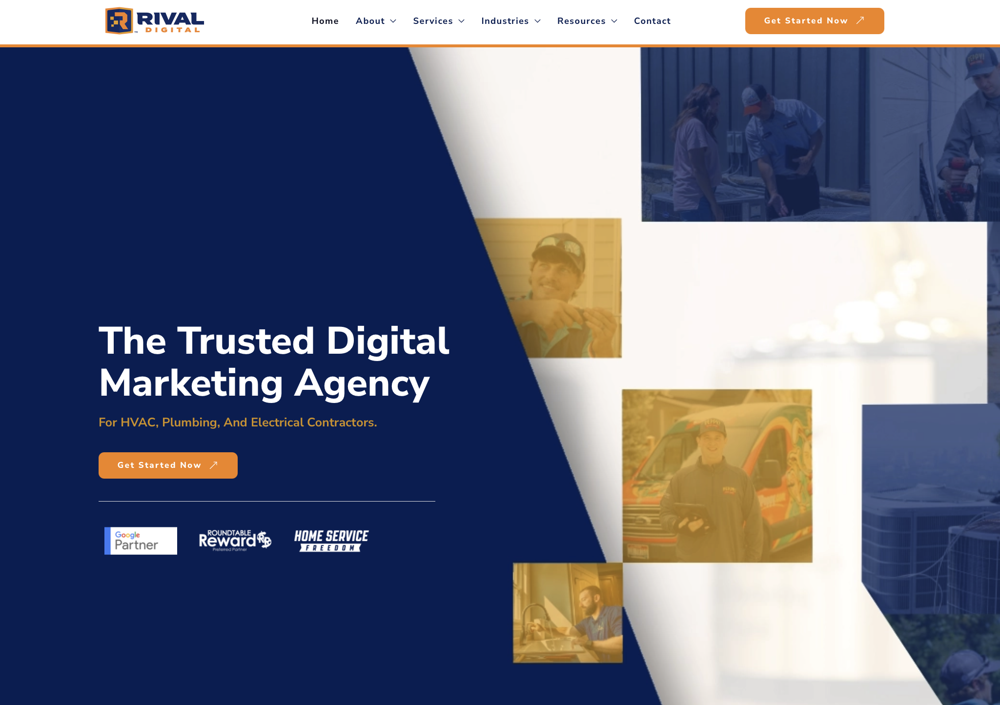 Plumber marketing agency - Rival Digital