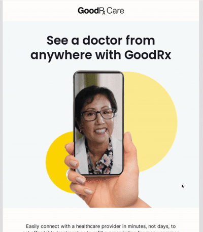 GoodRx how to send HIPAA-compliant emails