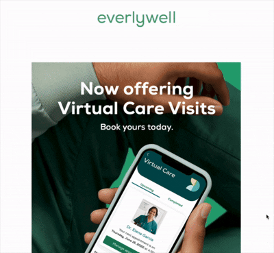 healthcare email marketing everlywell